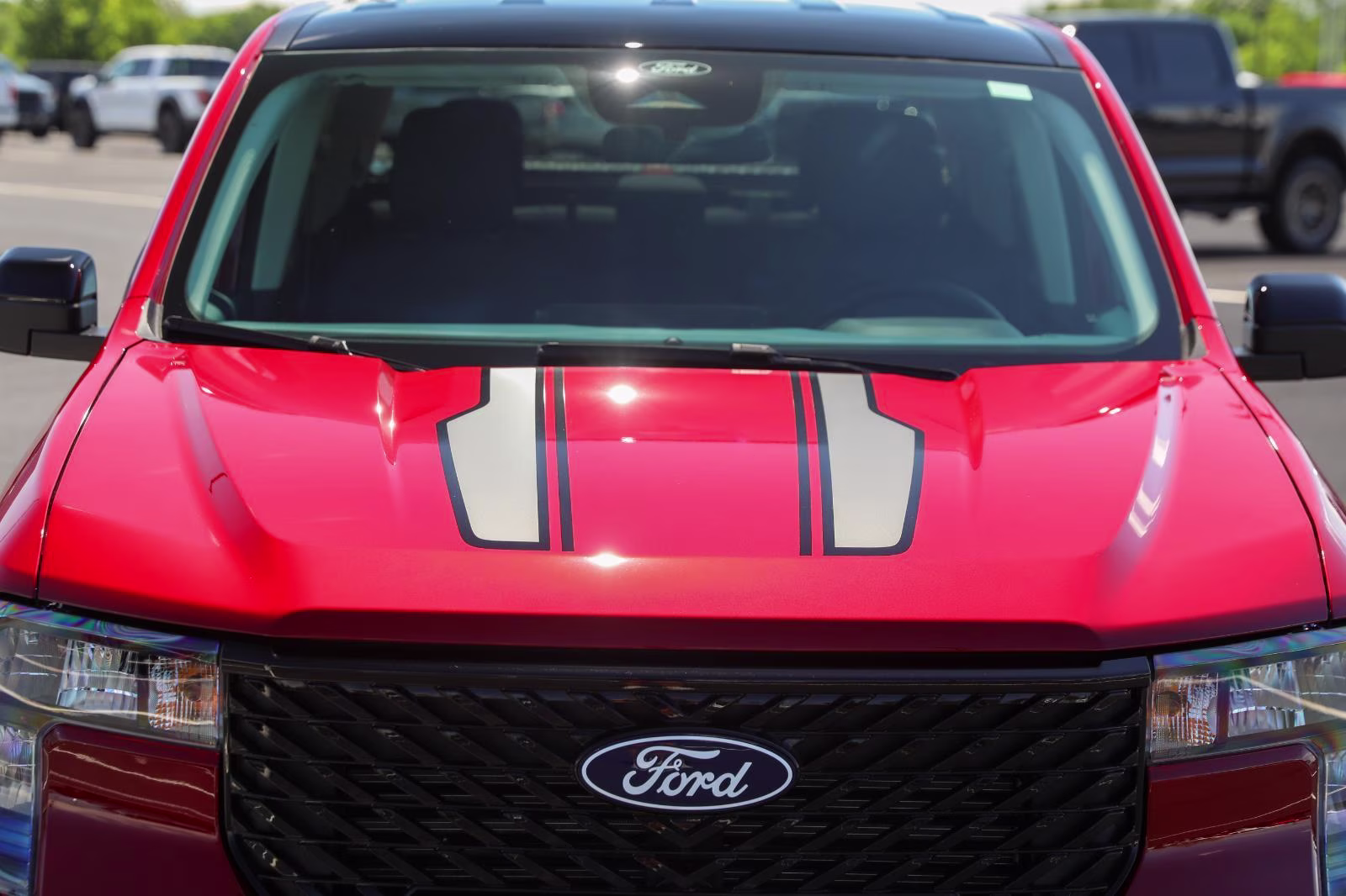 2026 Ruby Red Metallic Tinted Clearcoat Ford Maverick XLT AWD Truck