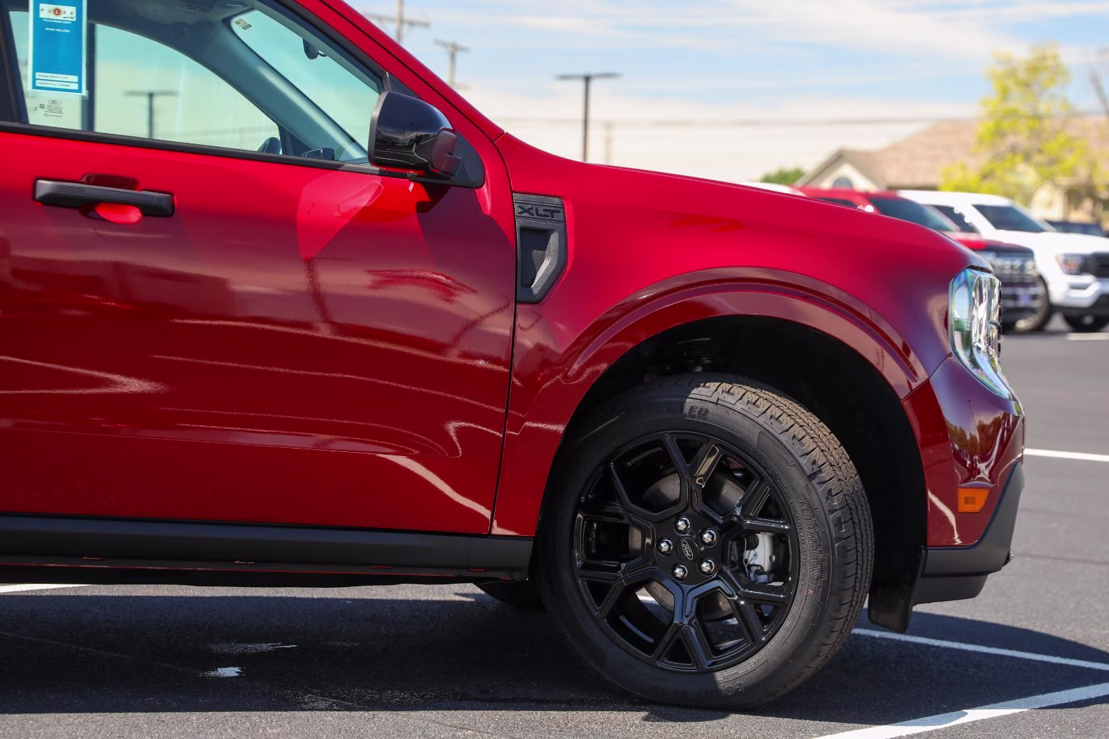 2026 Ruby Red Metallic Tinted Clearcoat Ford Maverick XLT AWD Truck