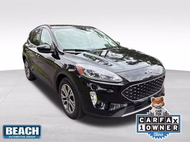 2022 Agate Black Metallic Ford Escape SEL FWD SUV