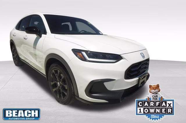 2024 White Honda HR-V Sport AWD SUV