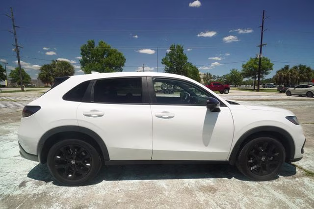 2024 White Honda HR-V Sport AWD SUV