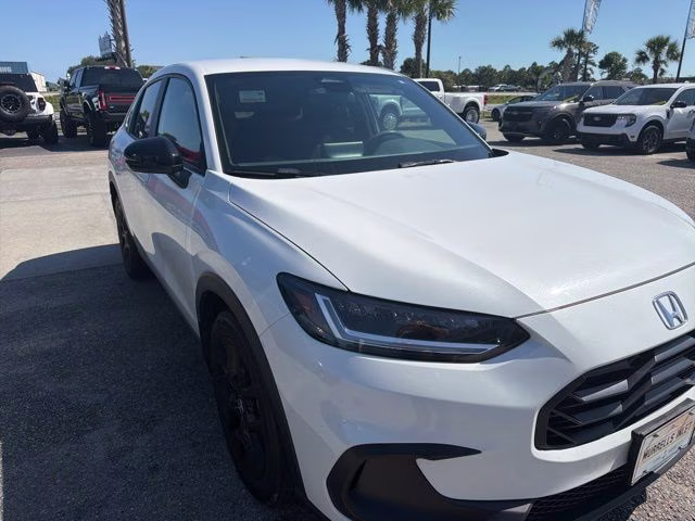 2024 White Honda HR-V Sport AWD SUV