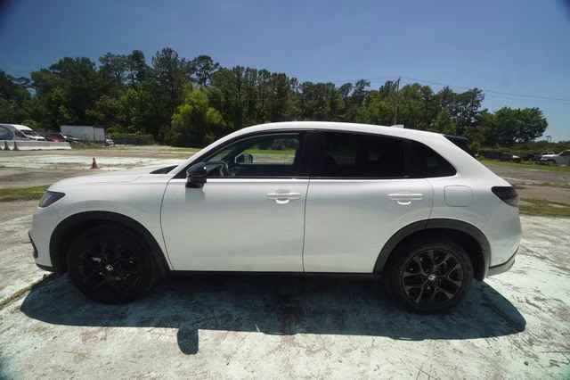 2024 White Honda HR-V Sport AWD SUV