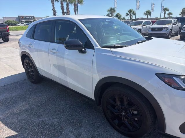 2024 White Honda HR-V Sport AWD SUV