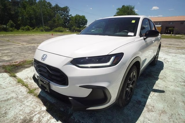 2024 White Honda HR-V Sport AWD SUV