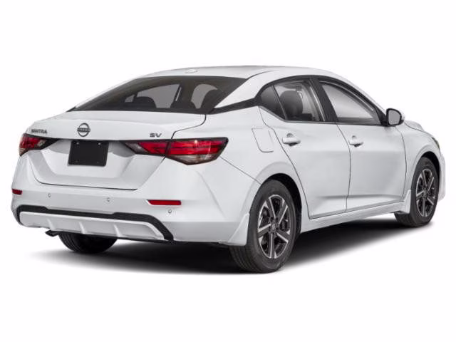 2025 Aspen White Tricoat Nissan Sentra SV FWD Sedan