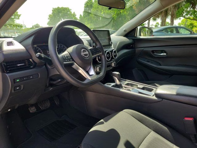 2025 Aspen White Tricoat Nissan Sentra SV FWD Sedan