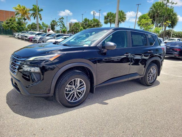 2024 Super Black Nissan Rogue S FWD SUV