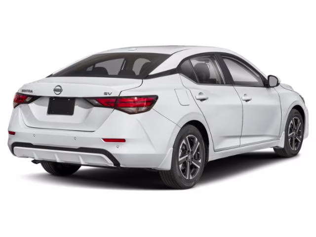 2025 Aspen White Tricoat Nissan Sentra SV FWD Sedan