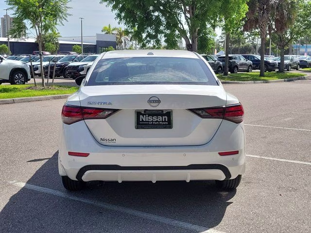 2025 Aspen White Tricoat Nissan Sentra SV FWD Sedan