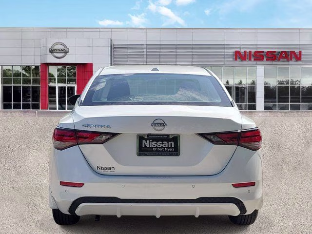 2025 Aspen White Tricoat Nissan Sentra SV FWD Sedan