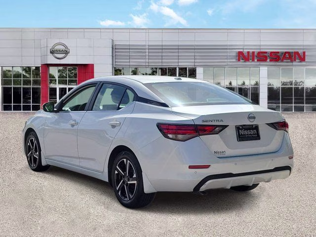 2025 Aspen White Tricoat Nissan Sentra SV FWD Sedan
