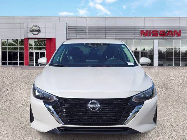 2025 Aspen White Tricoat Nissan Sentra SV FWD Sedan