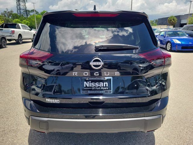 2024 Super Black Nissan Rogue S FWD SUV