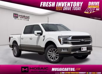 2026 Star White Metallic Tri-Coat Ford F-150 King Ranch 4X4 Truck
