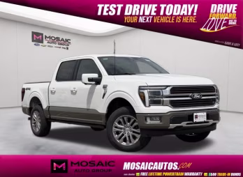 2026 Star White Metallic Tri-Coat Ford F-150 King Ranch 4X4 Truck