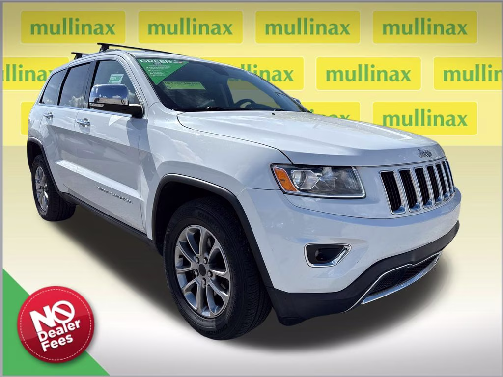 2016 Bright White Clearcoat Jeep Grand Cherokee Limited RWD SUV