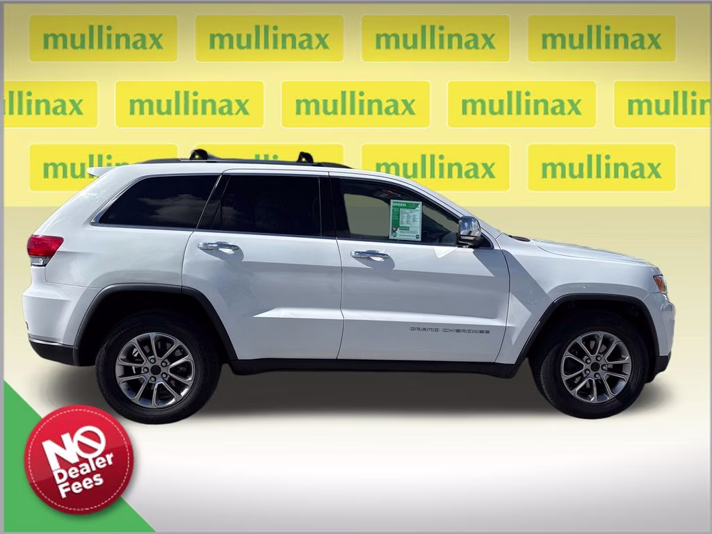 2016 Bright White Clearcoat Jeep Grand Cherokee Limited RWD SUV