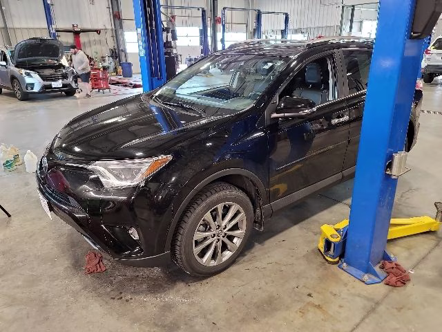 2017 Black Toyota RAV4 Limited AWD SUV