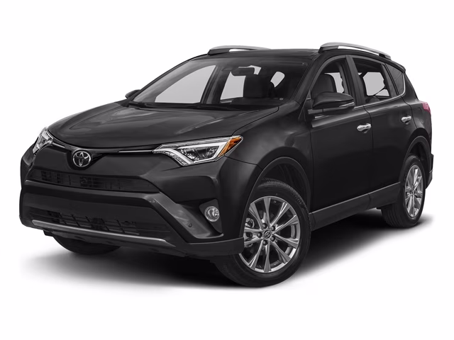 2017 Black Toyota RAV4 Limited AWD SUV