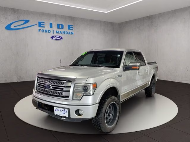 2013 Ingot Silver Ford F-150 Platinum 4X4 Truck