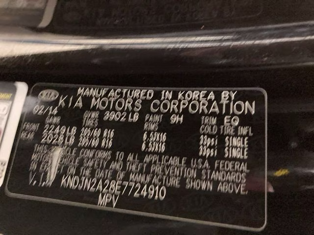 2014 Shadow Black Kia Soul Base FWD Hatchback