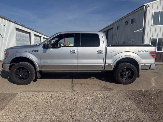 2013 Silver Ford F-150 Platinum 4X4 Truck