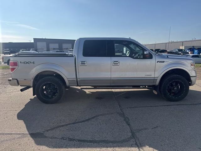 2013 Silver Ford F-150 Platinum 4X4 Truck