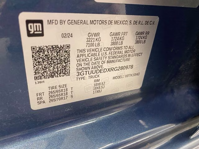 2024 Downpour Metallic GMC Sierra 1500 SLT 4X4 Truck