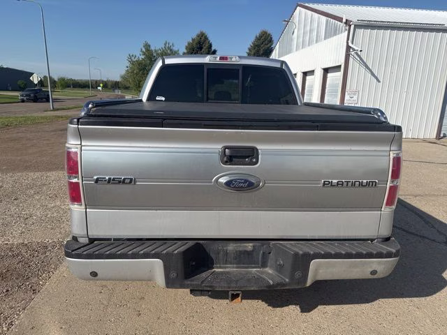2013 Silver Ford F-150 Platinum 4X4 Truck