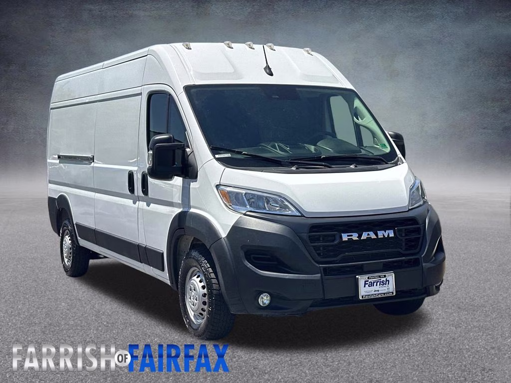 2025 Bright White Clearcoat Ram ProMaster 2500 High Roof FWD Van