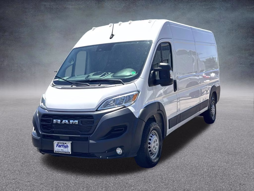 2025 Bright White Clearcoat Ram ProMaster 2500 High Roof FWD Van