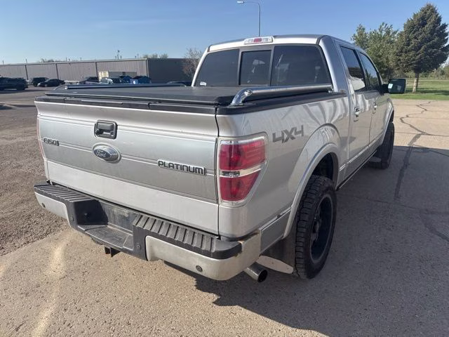 2013 Silver Ford F-150 Platinum 4X4 Truck