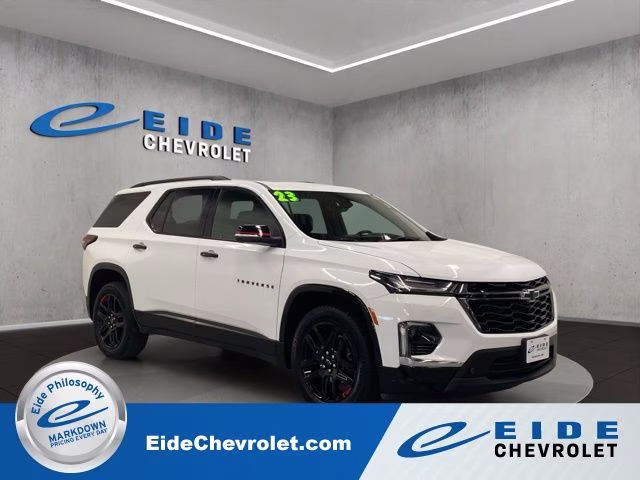 2023 Summit White Chevrolet Traverse Premier AWD SUV