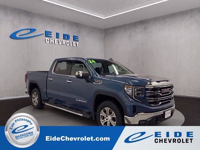 2024 Downpour Metallic GMC Sierra 1500 SLT 4X4 Truck