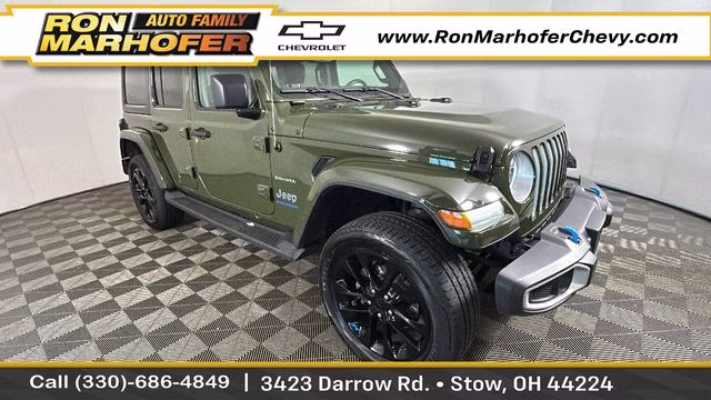 2023 Sarge Green Clearcoat Jeep Wrangler Sahara 4xe 4X4 SUV