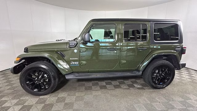 2023 Sarge Green Clearcoat Jeep Wrangler Sahara 4xe 4X4 SUV