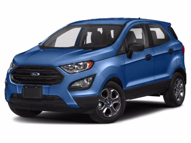 2021 Lightning Blue Metallic Ford EcoSport S FWD SUV