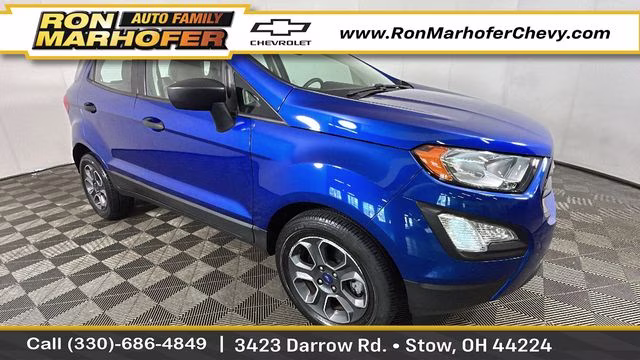 2021 Lightning Blue Metallic Ford EcoSport S FWD SUV