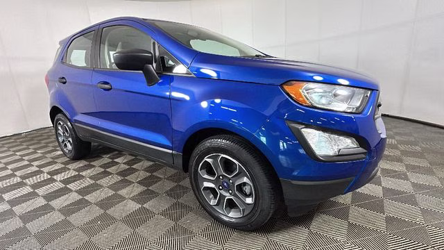 2021 Lightning Blue Metallic Ford EcoSport S FWD SUV