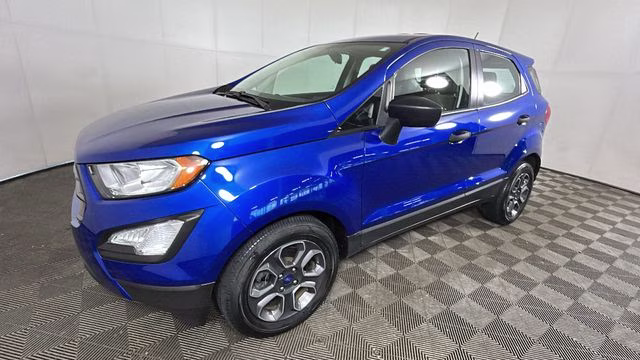 2021 Lightning Blue Metallic Ford EcoSport S FWD SUV