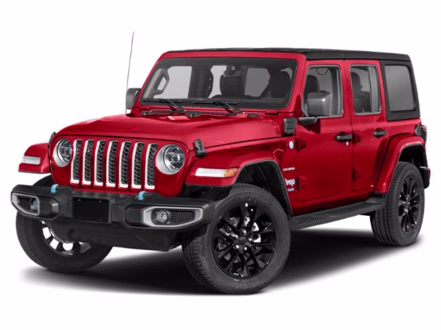 2023 Firecracker Red Clearcoat Jeep Wrangler Base 4xe 4X4 SUV