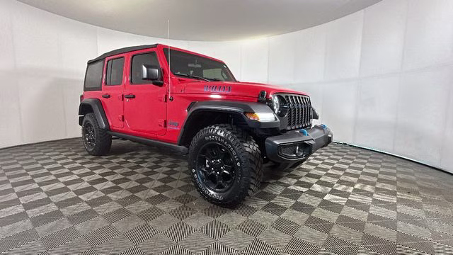 2023 Firecracker Red Clearcoat Jeep Wrangler Base 4xe 4X4 SUV
