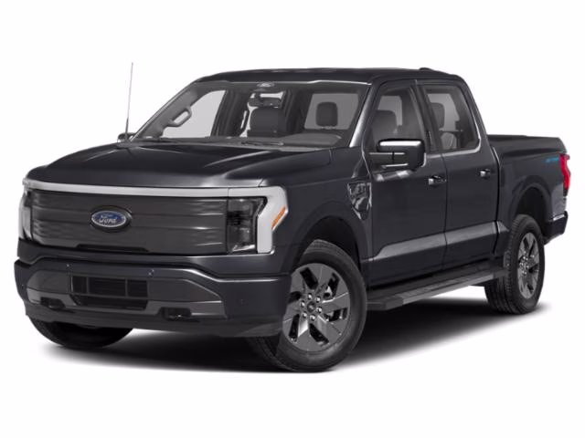 2022 Black Metallic Ford F-150 Lightning Lariat AWD Truck
