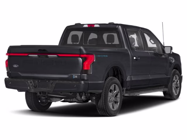 2022 Black Metallic Ford F-150 Lightning Lariat AWD Truck