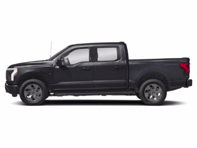 2022 Black Metallic Ford F-150 Lightning Lariat AWD Truck