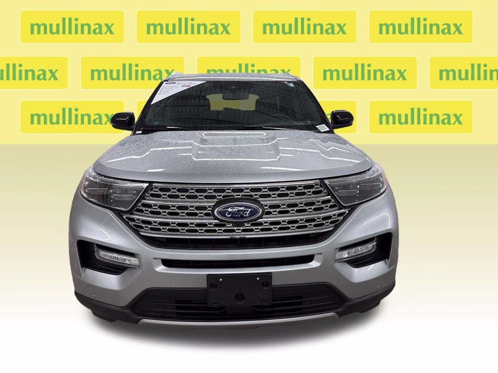 2020 Iconic Silver Metallic Ford Explorer Limited RWD SUV