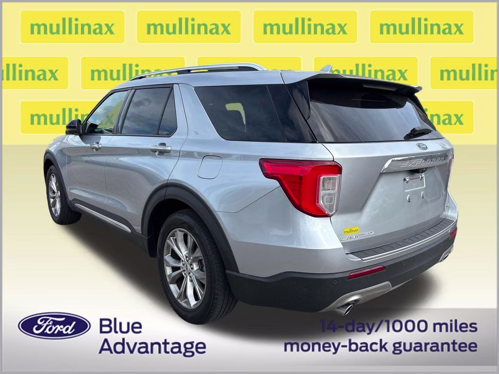 2020 Iconic Silver Metallic Ford Explorer Limited RWD SUV