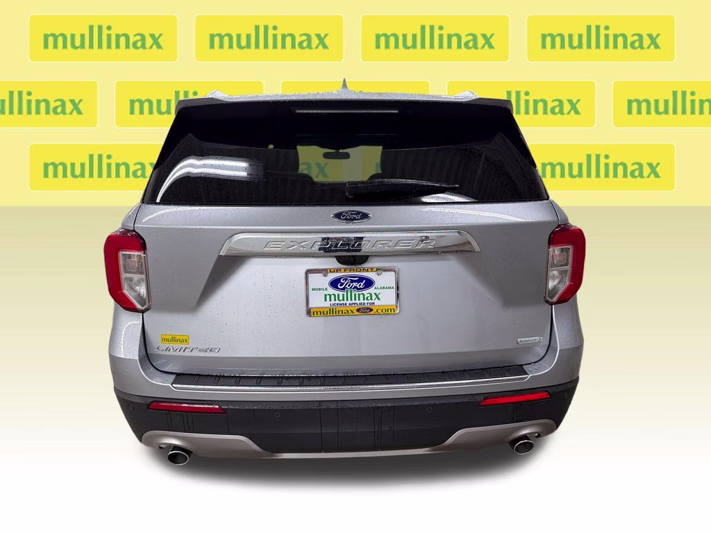 2020 Iconic Silver Metallic Ford Explorer Limited RWD SUV