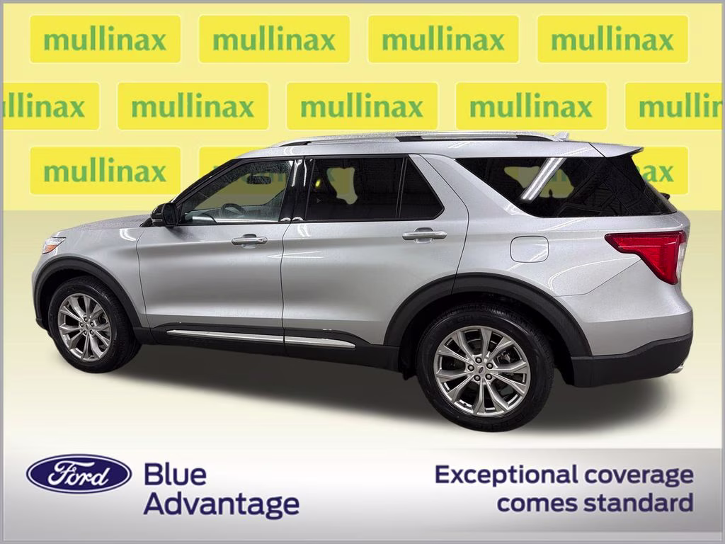 2020 Iconic Silver Metallic Ford Explorer Limited RWD SUV
